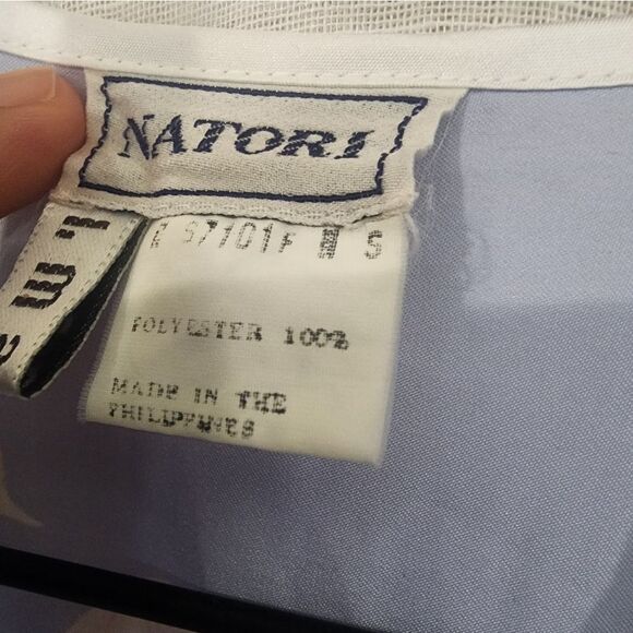 Vintage Wing Tipped Butterly Robe in Blue - Picture 7 of 12